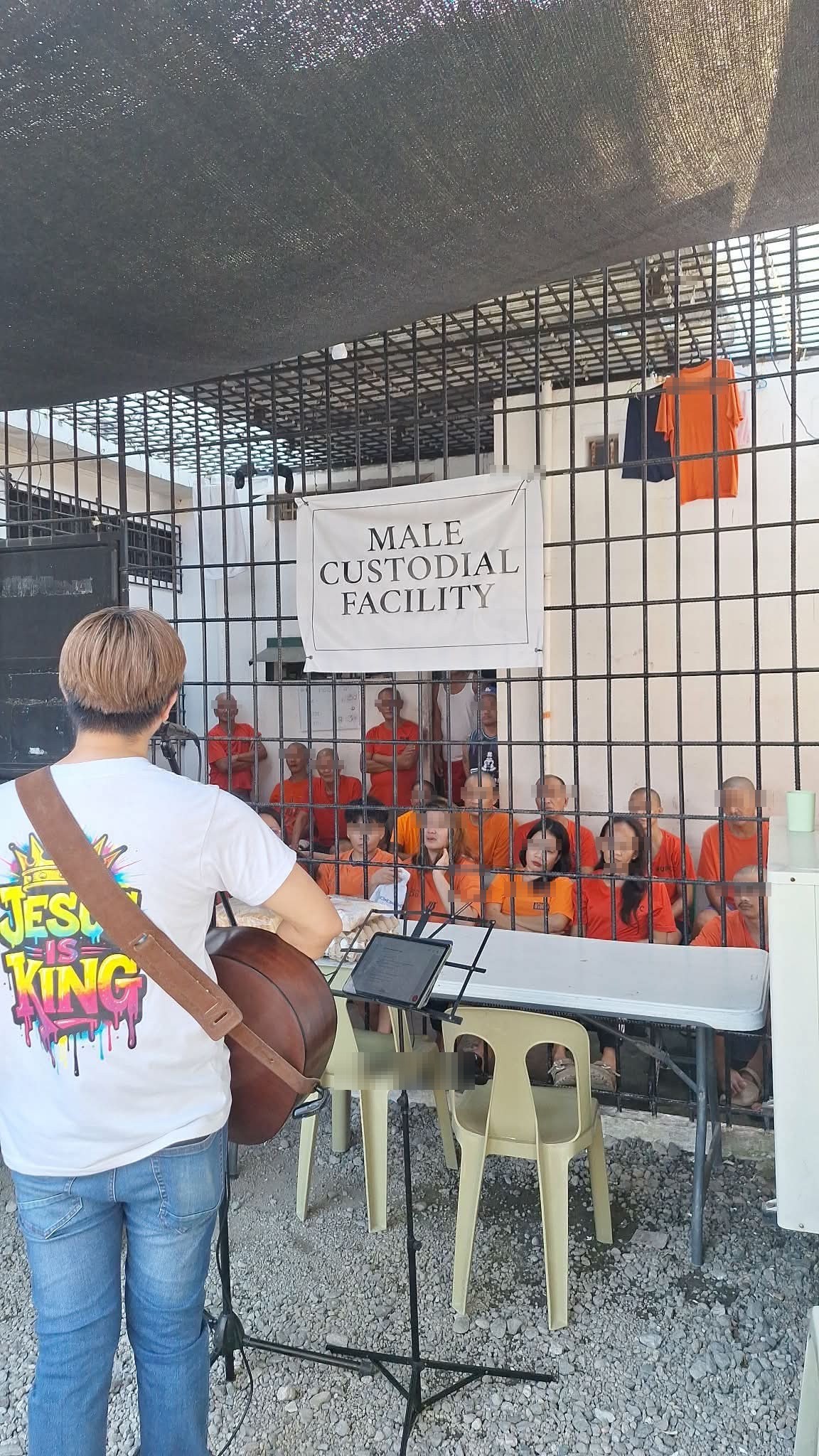 Distributing Bibles to persons deprived of liberty in Bacoor, Cavite