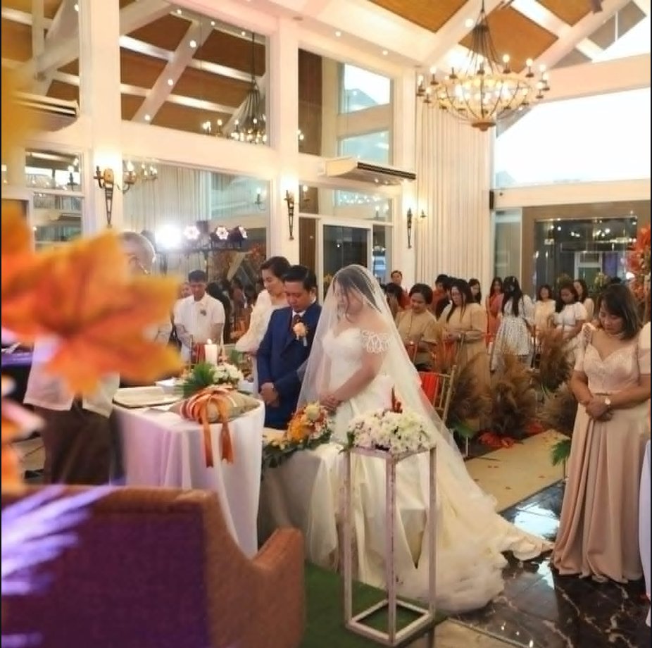 Jean's wedding ceremony