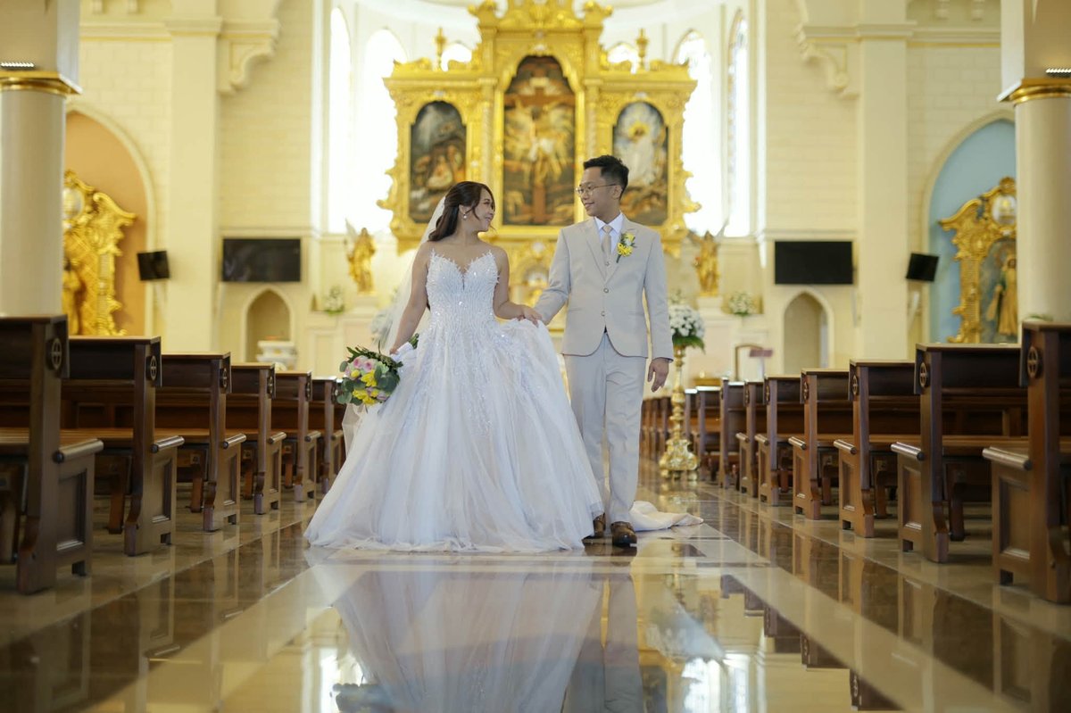 Rechelle and Paolo at their wedding