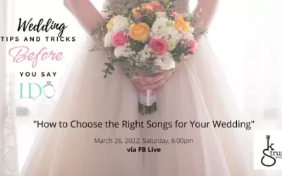 How to Choose the Right Songs for Your Wedding