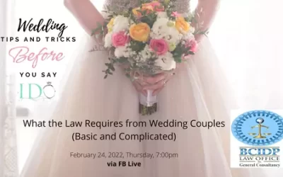 What the Law Requires from Wedding Couples (Basic & Complicated)